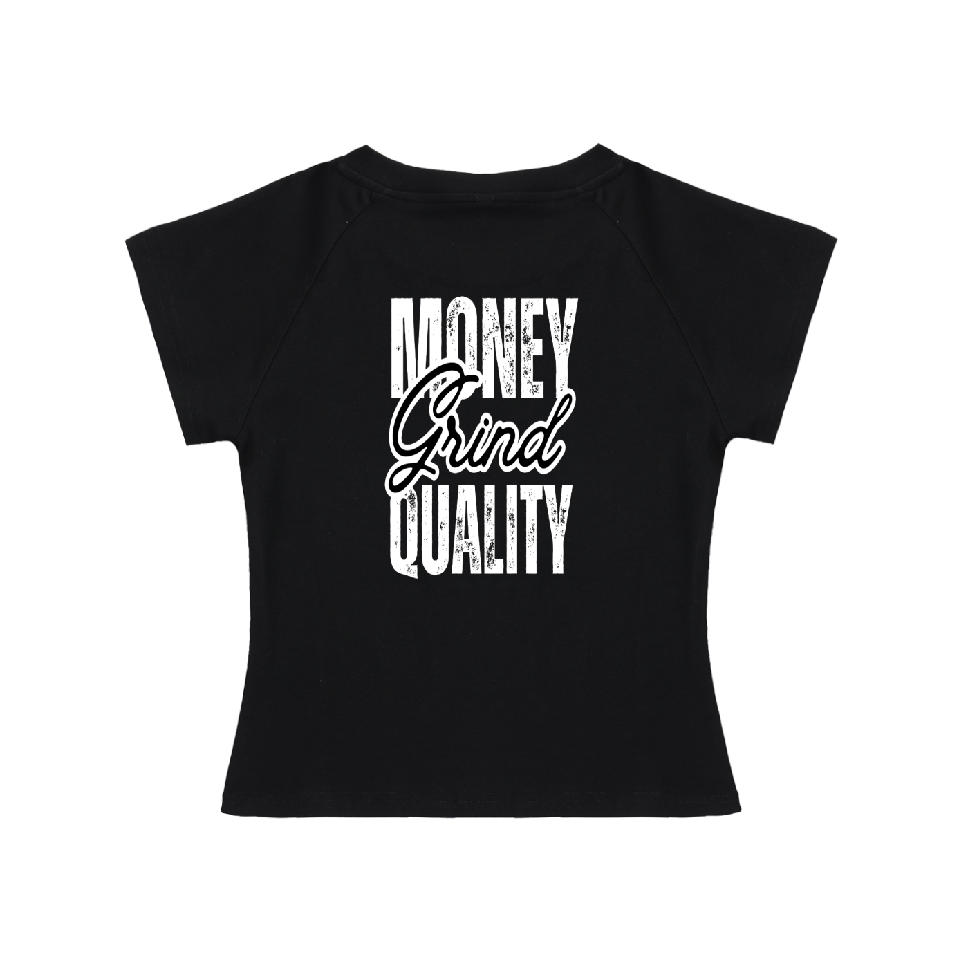 MGQ WOMEN Solid Color Raglan Sleeve Bodycon Top