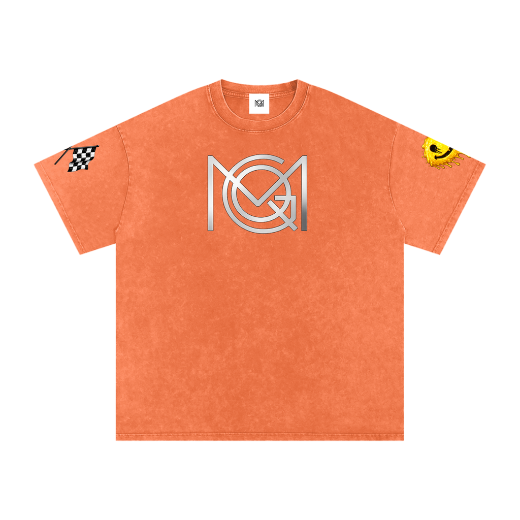 MGQ Acid Wash Oversize T-Shirt - 250 GSM