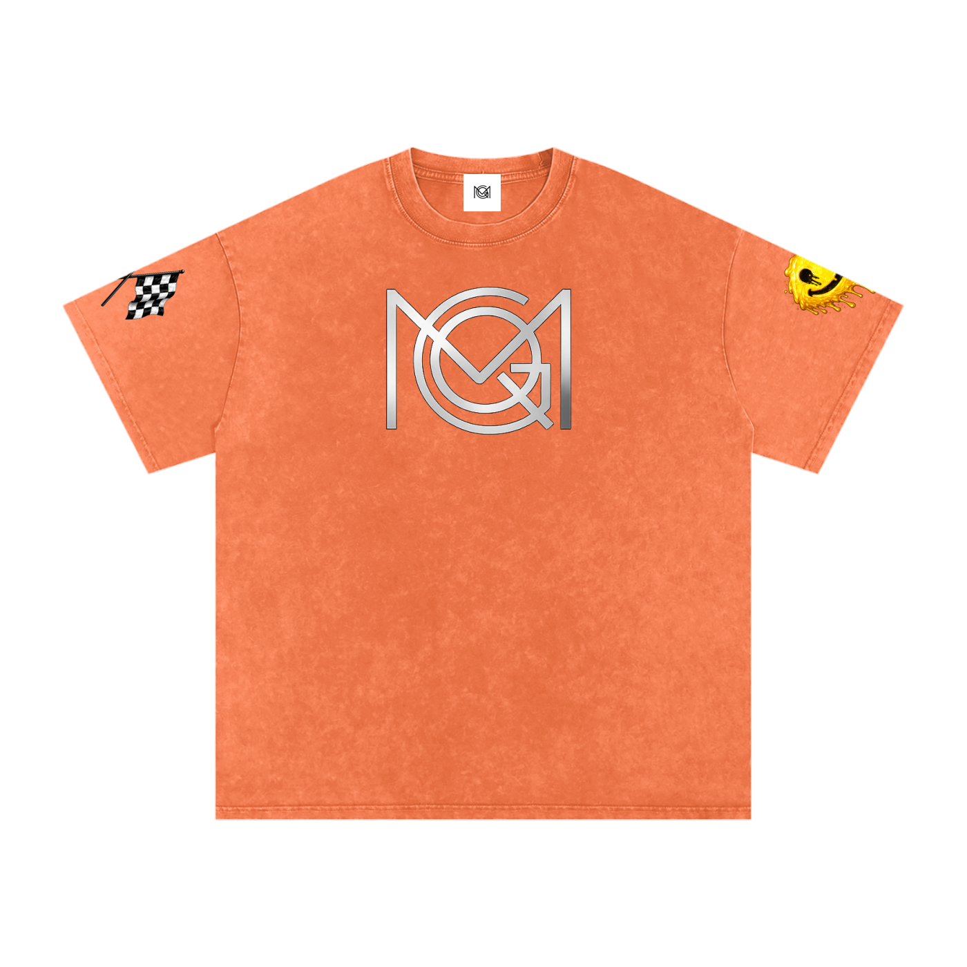 MGQ Acid Wash Oversize T-Shirt - 250 GSM