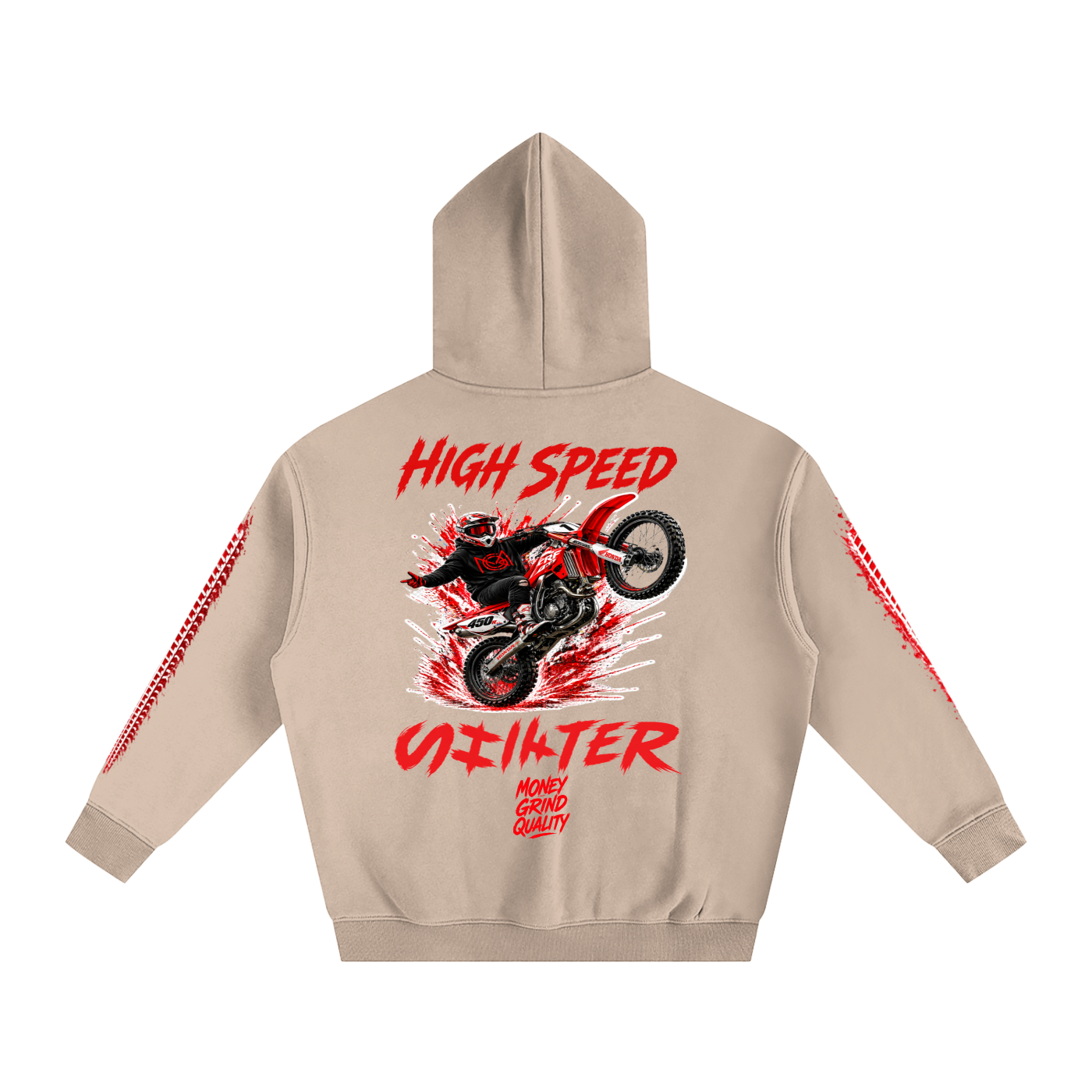 MGQ Oversize Fleeced Hoodie