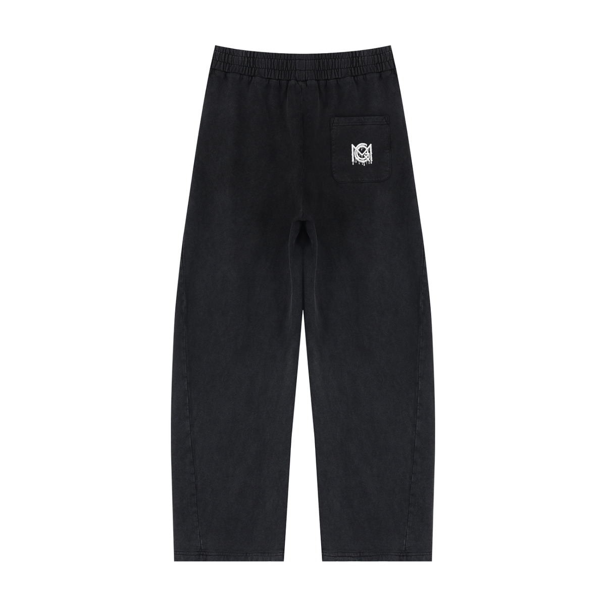 MGQ Unisex Mineral Wash Barrel Sweatpants