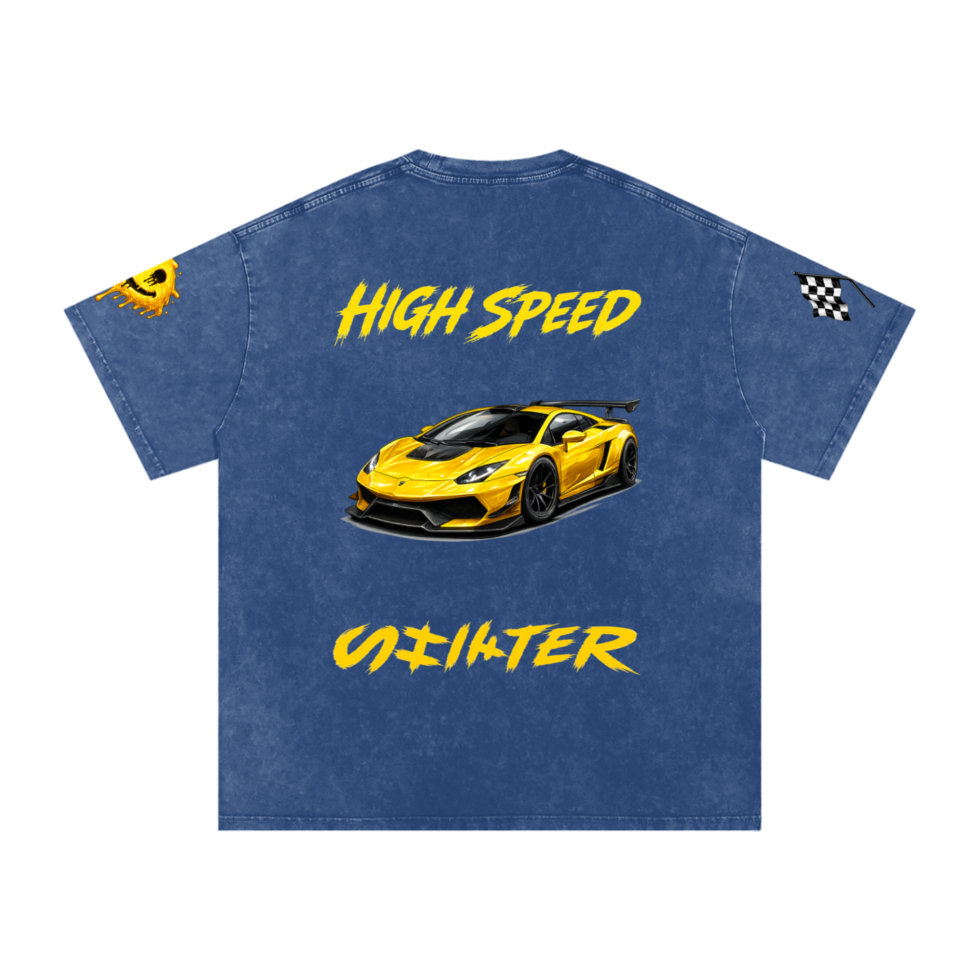 MGQ Acid Wash Oversize T-Shirt - 250 GSM
