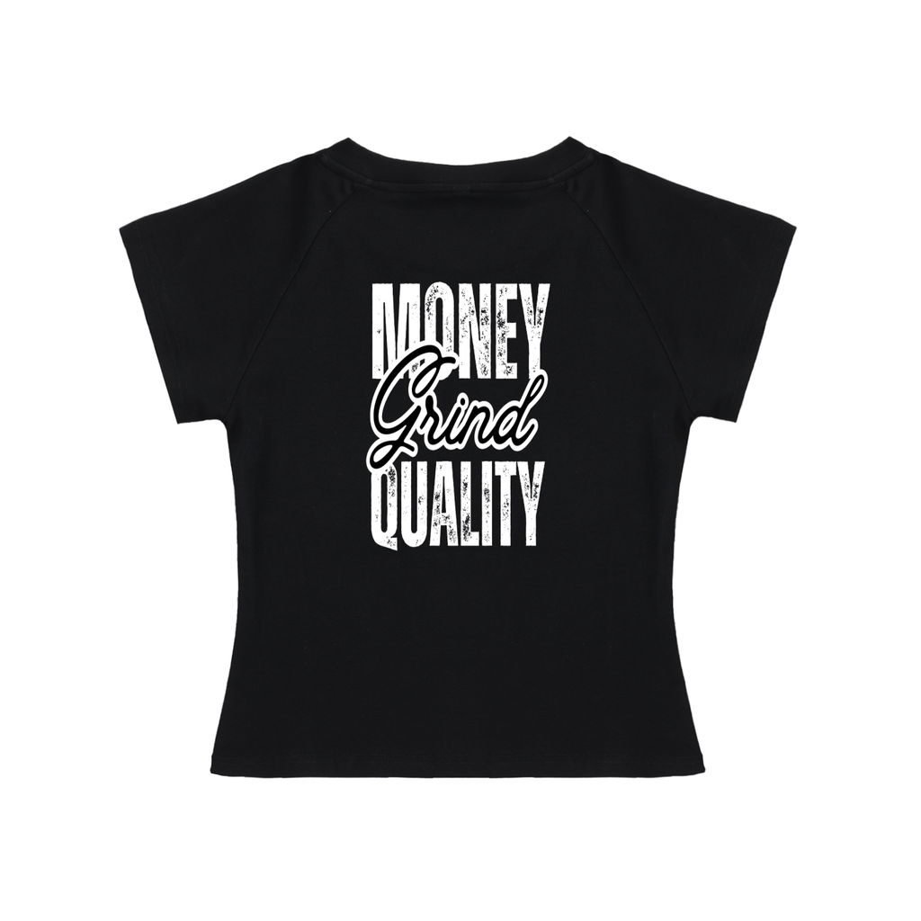 MGQ WOMEN Solid Color Raglan Sleeve Bodycon Top