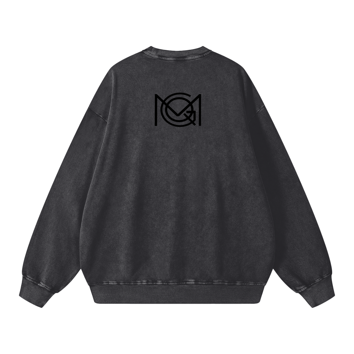 MGQ Acid Wash Oversize Sweatshirt - 360 GSM
