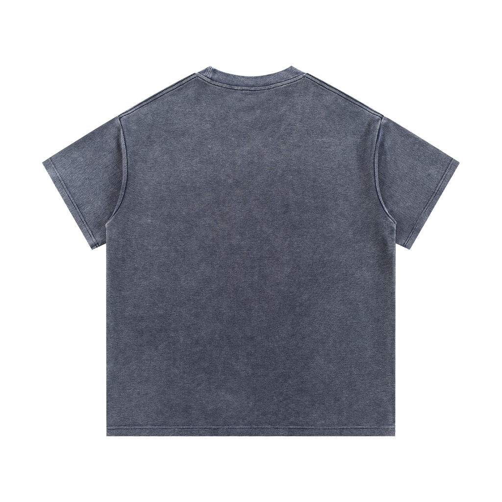 MGQ Mineral Wash Waffle Knit T-Shirt
