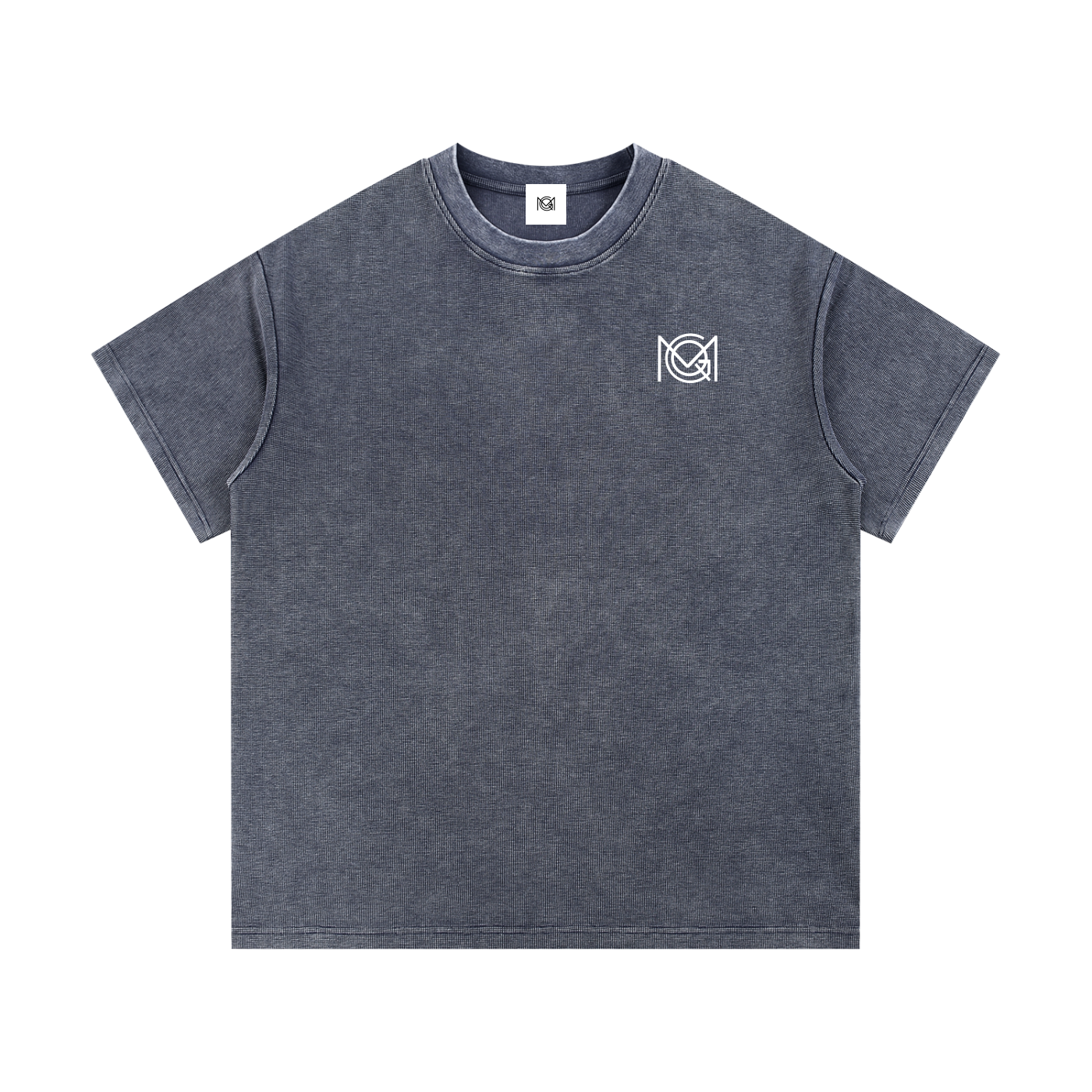 MGQ Mineral Wash Waffle Knit T-Shirt