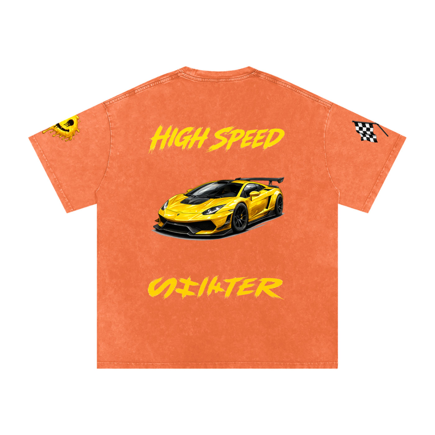 MGQ Acid Wash Oversize T-Shirt - 250 GSM