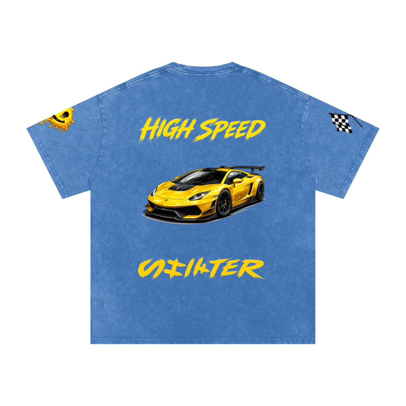 MGQ Acid Wash Oversize T-Shirt - 250 GSM